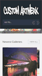 Mobile Screenshot of custom-artwerk.com